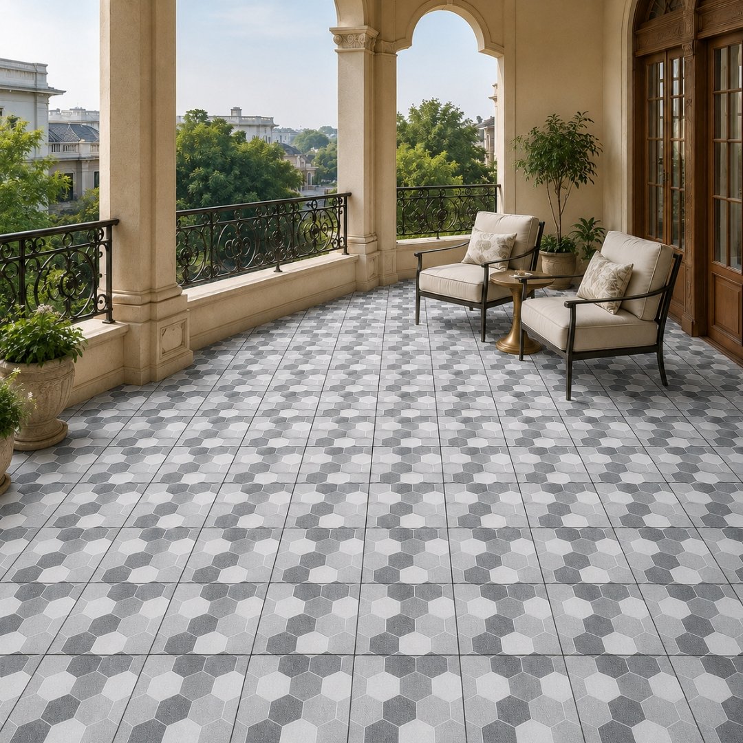 AL Diamond 12103 Geometrical Balcony / Terrace - My Home Studio